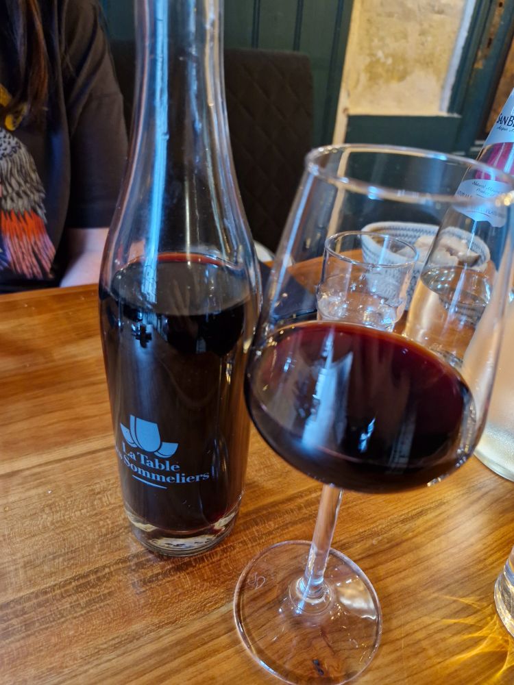 Excellent local wine