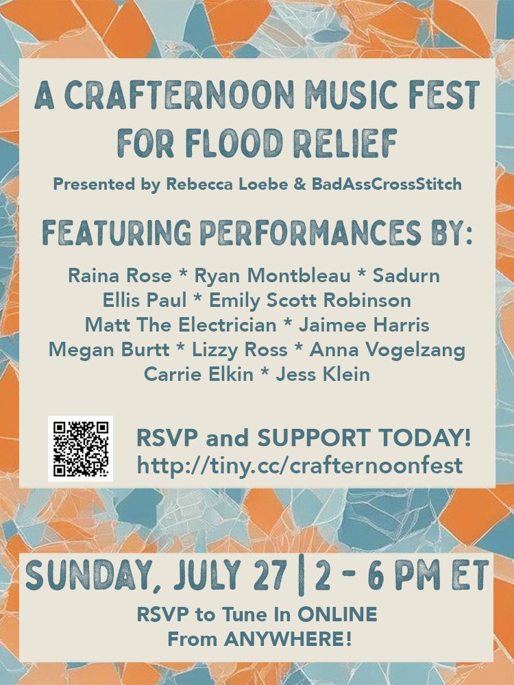 Event flyer

Important details: Sunday, July 27 from 2-6pm et 