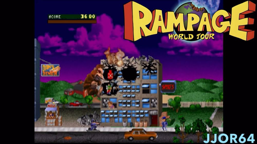 Rampage World Tour (N64) - Delta iOS Emulator iPad