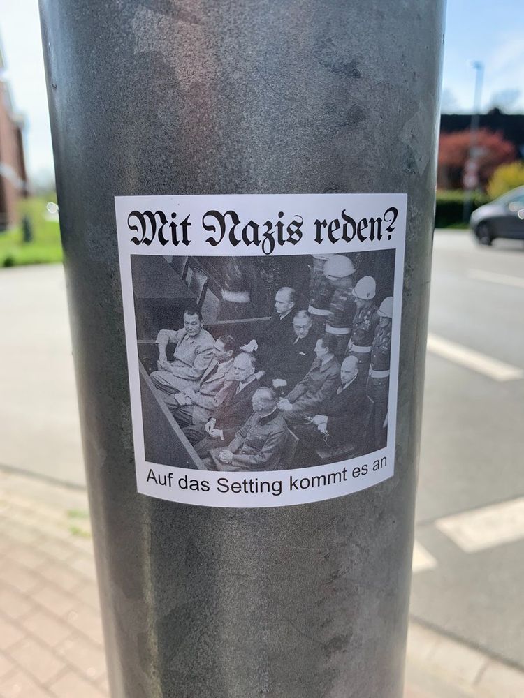 Mit Nazis reden? Auf das Setting kommt es an 