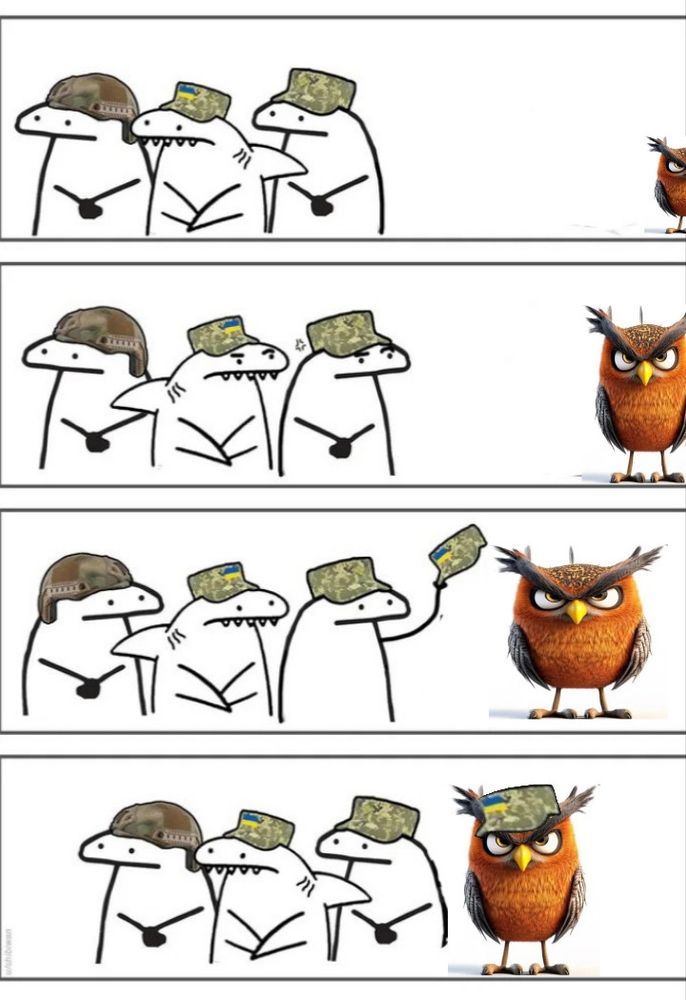 The florks welcome an Owl to the group.