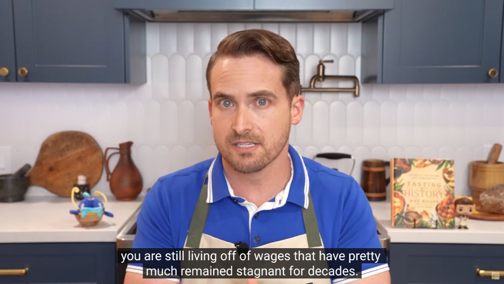 but you are still living off of wages that have pretty much remained stagnant for decades.
