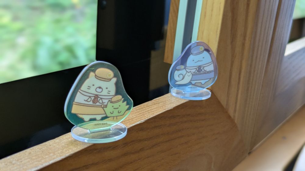 ねこちゃんととかちゃん。
旅のお供。