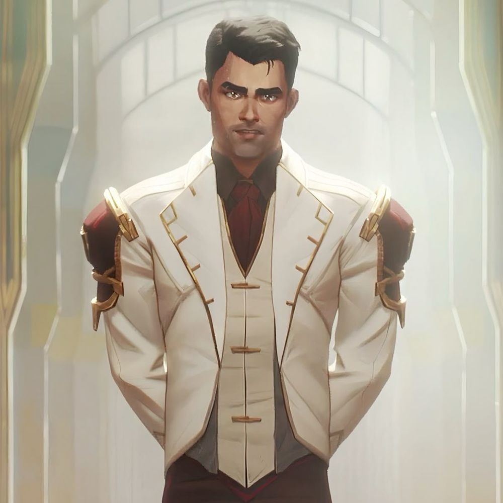 Jayce Talis in the bathhouse talking to Ambessa