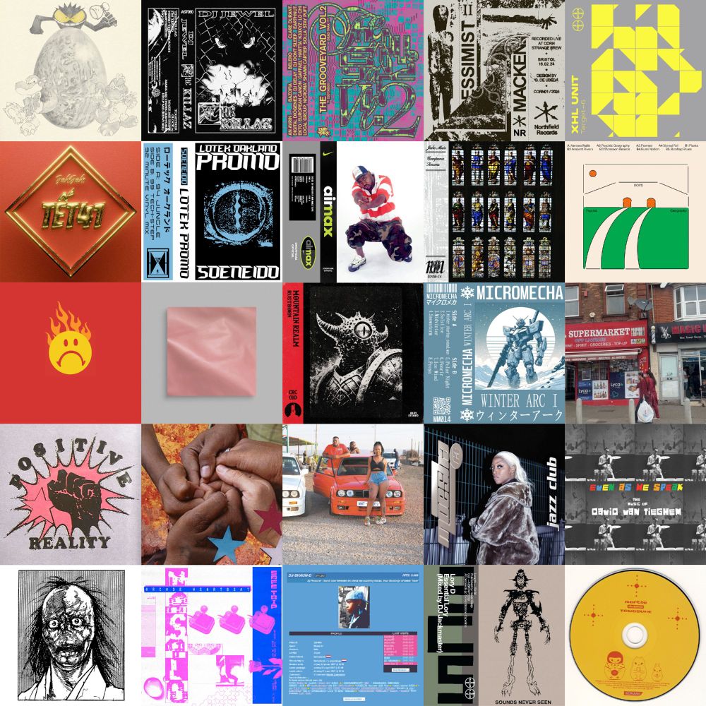 Khadija Al Hanafi - !OK!
DJ JEWEL - THE KILLAZ
The Grooveyard: Volume 2
Mackenzie & Pessimist - CORN01
XHL UNIT - Target+6
JakoJako - Tết 41
SOENEIDO - LOTEK PROMO MIXTAPE
Soles of Mischief - Air Max Tape
Jake Muir - Campana Sonans
DOVS - Psychic Geography
Finn / thehouseofacidhouse - Dismal House II: Dismal Inferno
B&D - Only Begun
Mountain Realm - Rustborn
MICROMECHA - Winter Arc I
Lauren Duffus - N.U.M.T.E.
Rockers NYC - Positive Reality
Julien Dechery - READYAA?
DJ Dadaman & Moscow Dollar - Kagaza
Moesha 13- Jazz Club
David van Tieghem - Even As We Speak: The Music of David van Tieghem
Borez - Borez
Masalo - Arcade Heartbeat
DJ Shaun-D - From Bubbling to Dutch House
Lory D (Mixed by DJ Jackmaster) - Essential Lory
LOMAJI - toro