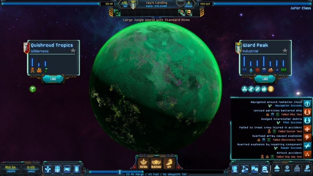 Screenshots from Star Traders: Frontiers, sci-fi captain RPG.