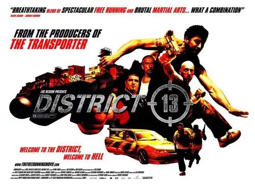 District (B)13 - 2004, a parkour inspired action film that is like, “Escape from New York” but in Paris. https://idposter.com/District-B13-%282004%29-posters-and-prints/1063695-District-B13-%282004%29-poster