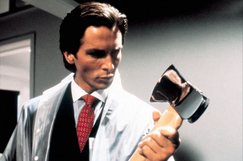 American Psycho (2000) directed by Mary Harrom. Available on Peacock. https://www.imdb.com/title/tt0144084/
