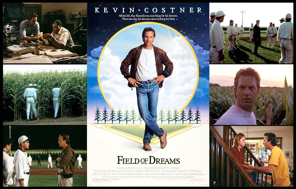 Field of Dreams (1989) directed by Phil Alden Robinson. Available of Prime Video. https://medium.com/@sadissinger/a-film-to-remember-field-of-dreams-1989-d7b117fa16db