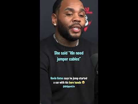 Kevin Gates Jump Started a Car With His Bare Hands 😂