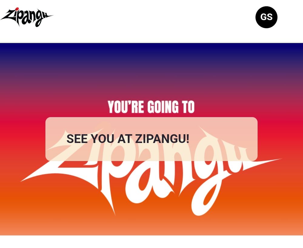order confirmation for zipangu music festival