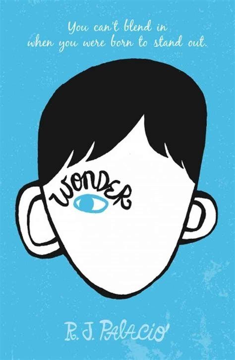 The book cover of Wonder by R.J. Palacio