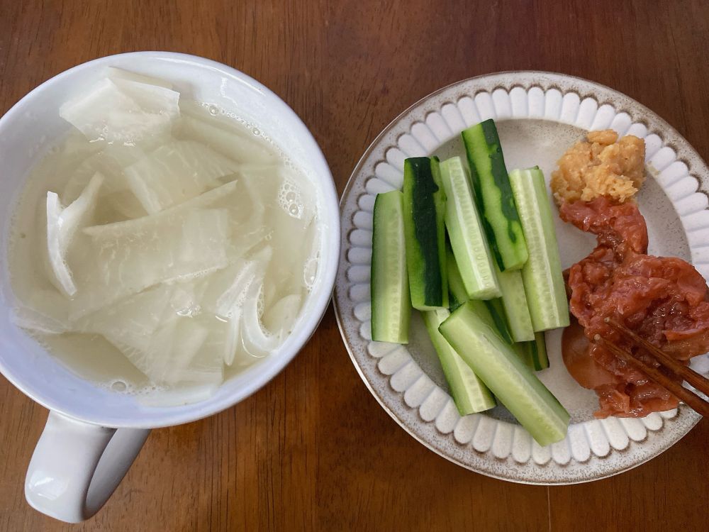 ファスティング回復食
梅流し