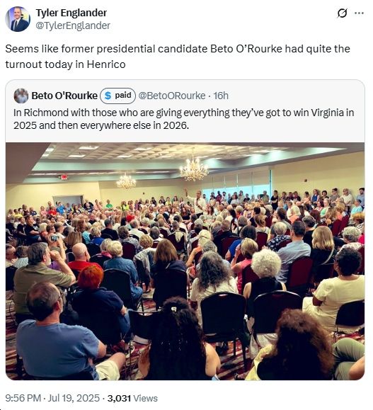 Tweet by reporter Tyler Englander about 