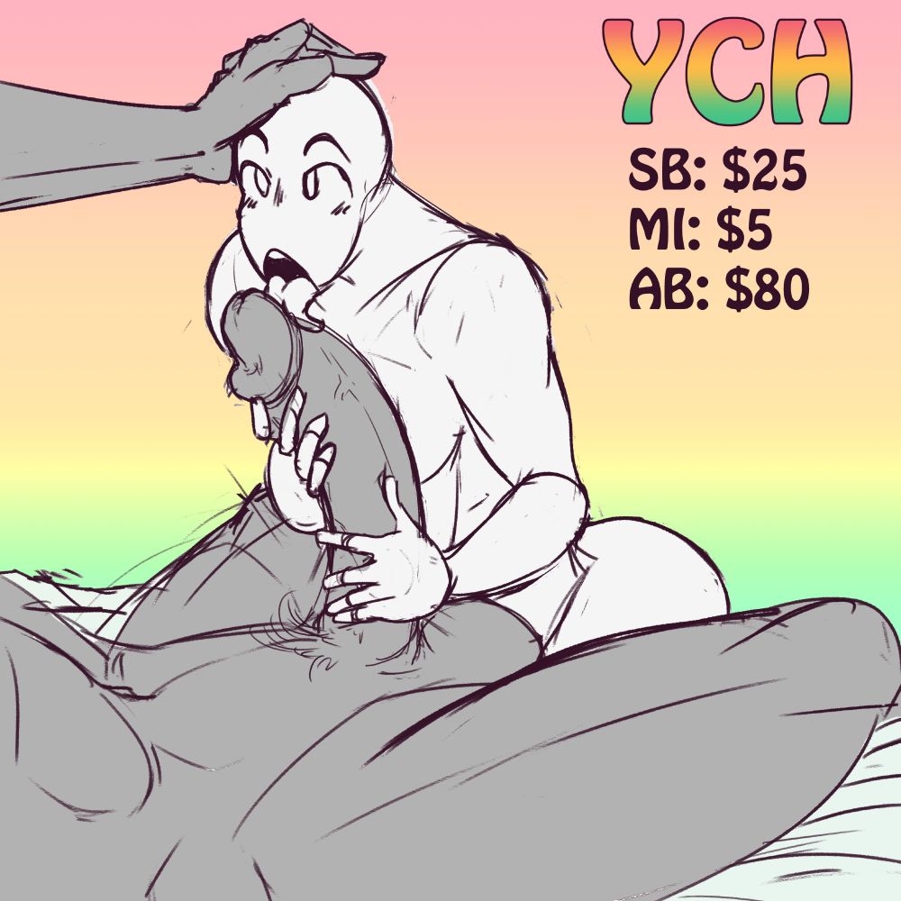 YCH big dick blow job