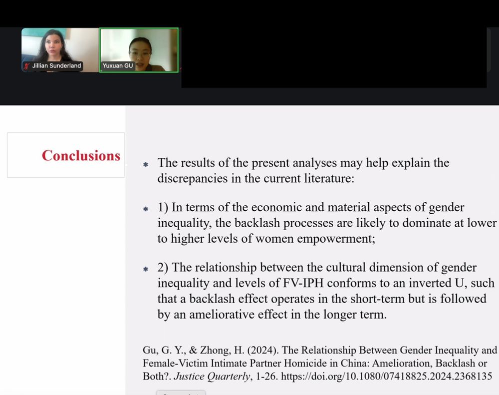 Screenshot of her slides 