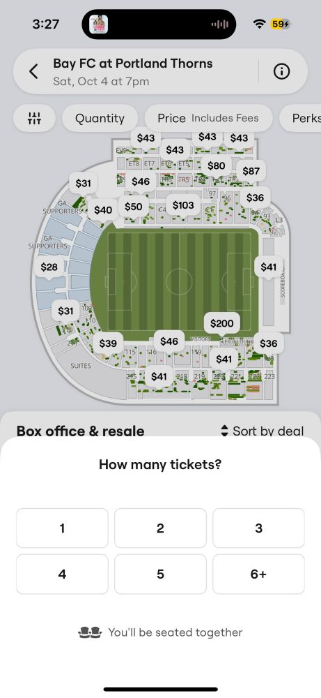 a lot of available tickets for Sincy’s HoF ceremony 