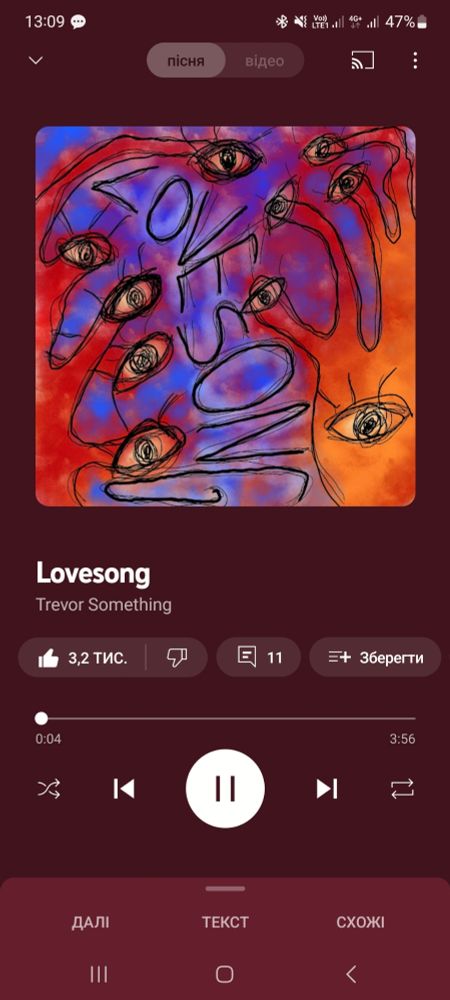 пісня Trevor Something – Lovesong
