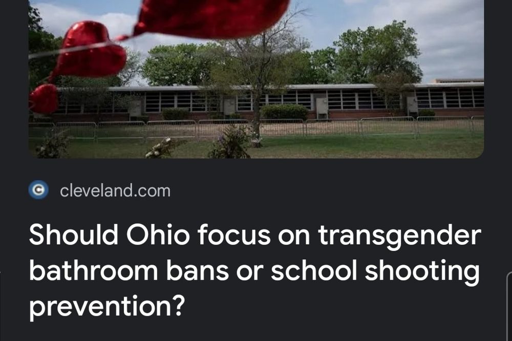 cleveland.com


Should Ohio focus on transgender
bathroom bans or school shooting
prevention?