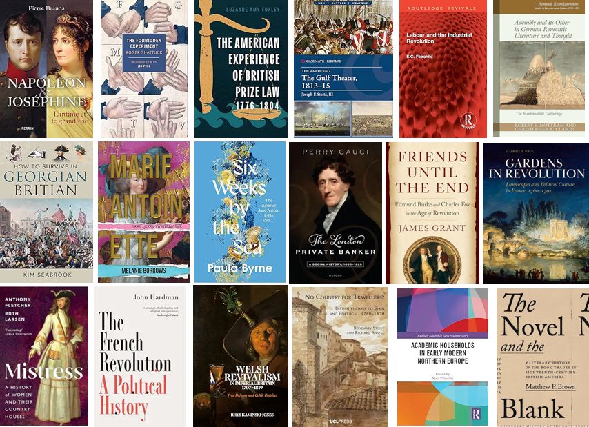 A compilation of 18 covers of books about the 18th century. You find the whole list by following the link in the skeet