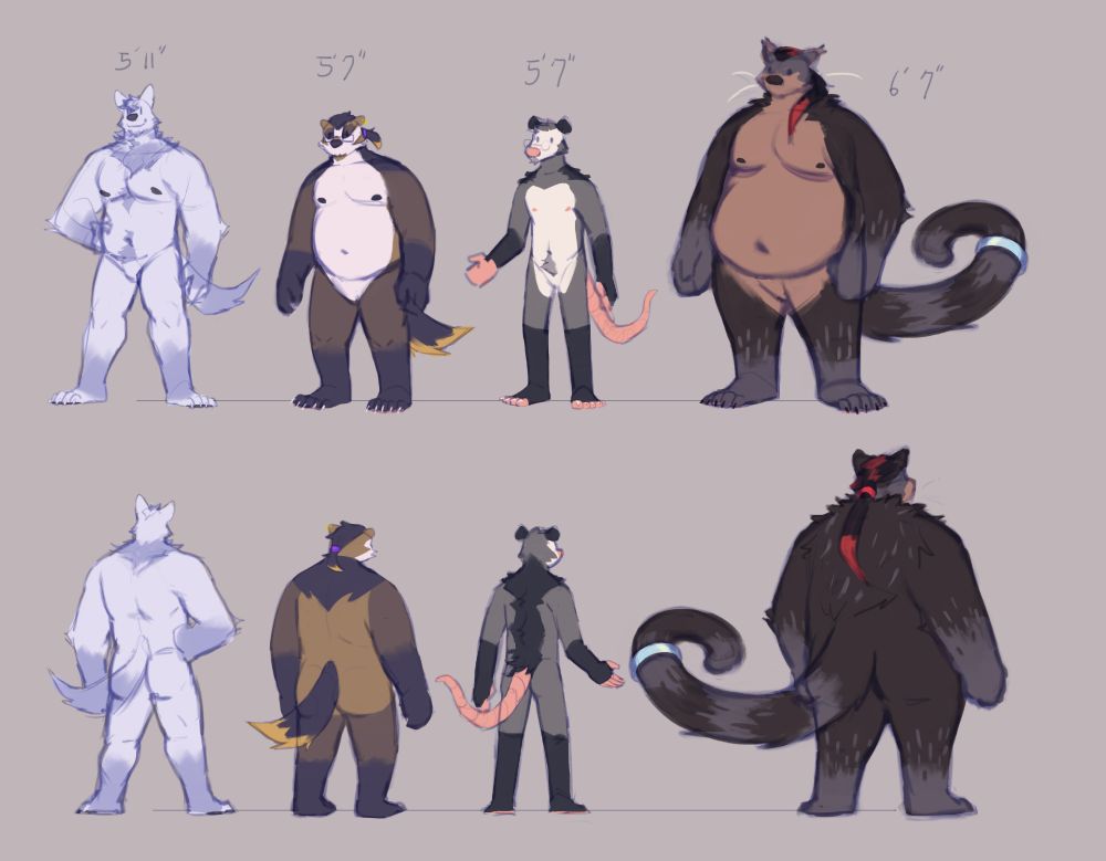 character front and back shots #saferoart