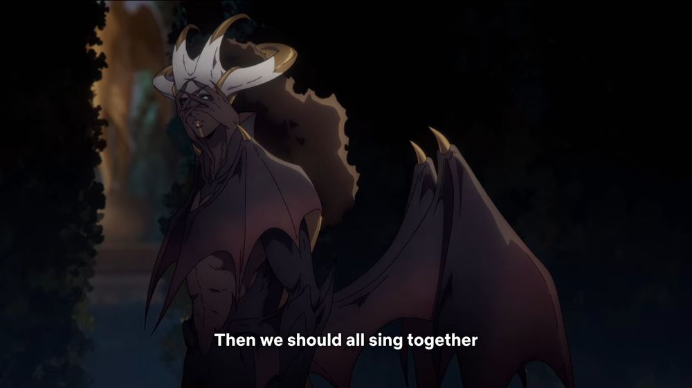 "then we should all sing together"