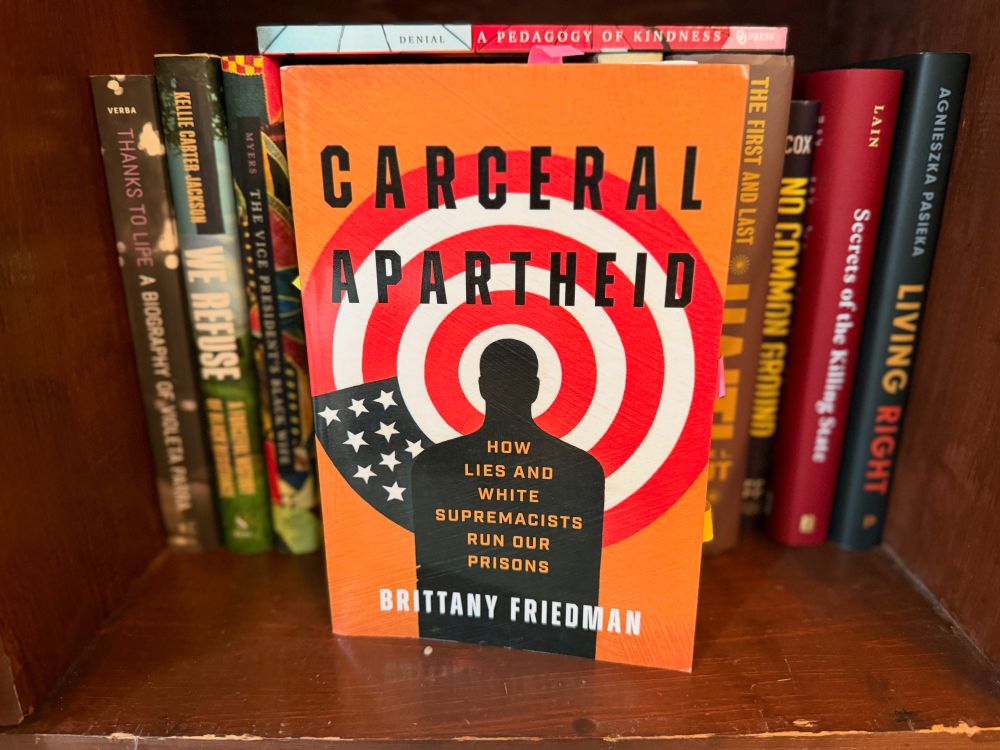 The cover of the book Carceral Apartheid by Dr Brittany Friedman. 