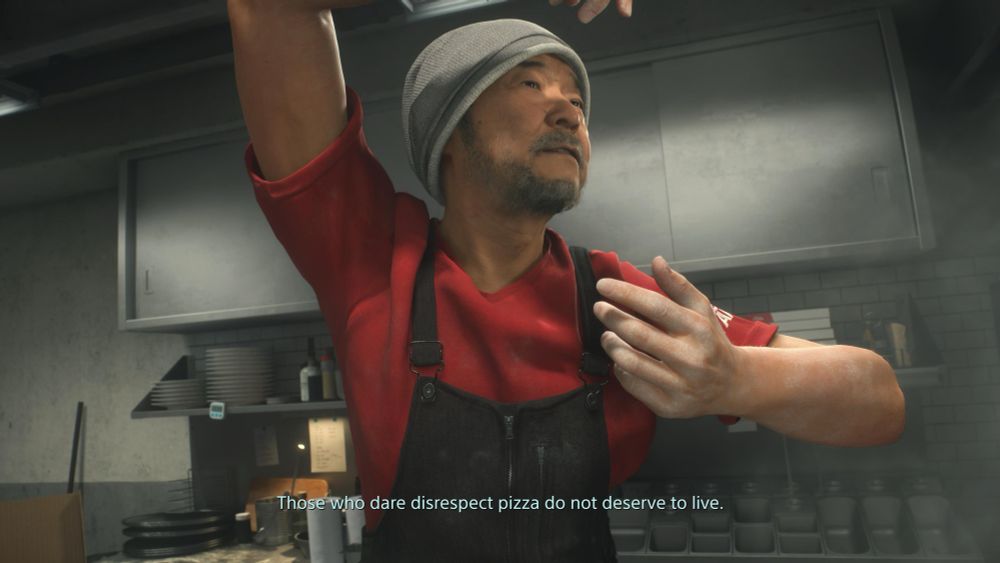 Pizza Chef from Death Stranding 2 speaks a great truth, “Those who dare disrespect pizza do not deserve to live.”