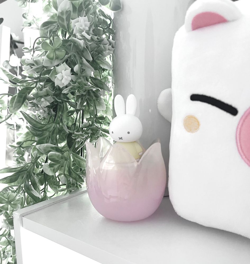 my miffy in a tulip, obtained from a blind box.