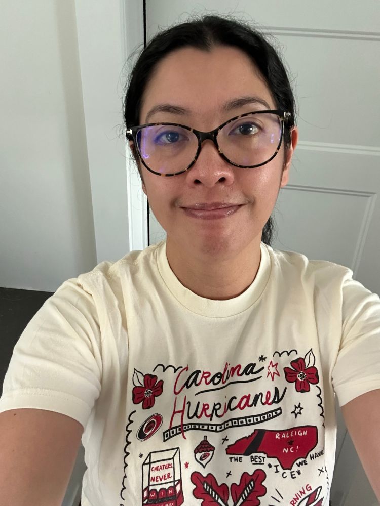 Me still wearing a Carolina Hurricanes shirt the morning after an embarrassing playoff loss 