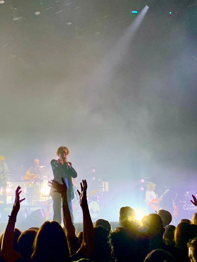 Jarvis works it on stage at the Met