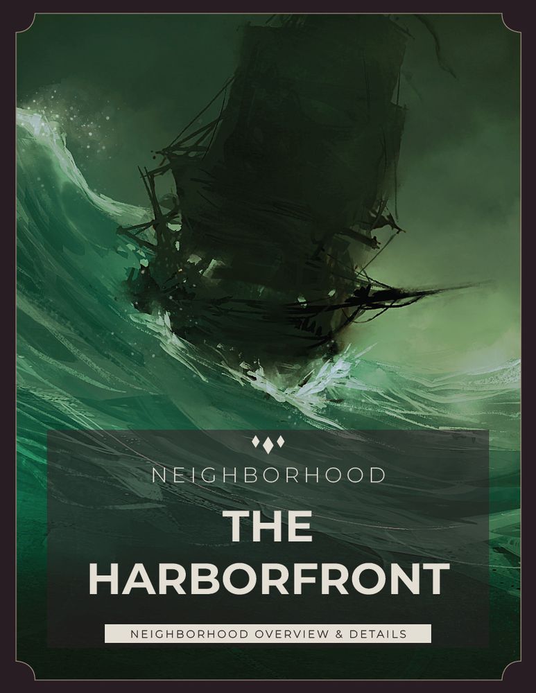 Cover of the Harborfront neighborhood. 