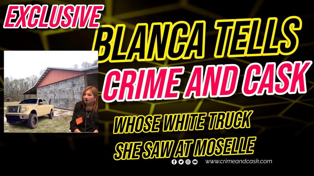 Blanca Knows Whose Truck She Saw at Moselle on June 7th, 2021 at Alex Murdaugh’s. People can argue all day, but here’s the truth: Blanca knows whose truck she saw at Moselle that day. And it wasn’t some mystery vehicle. #murdaugh #blancasimpson #crimeandcask