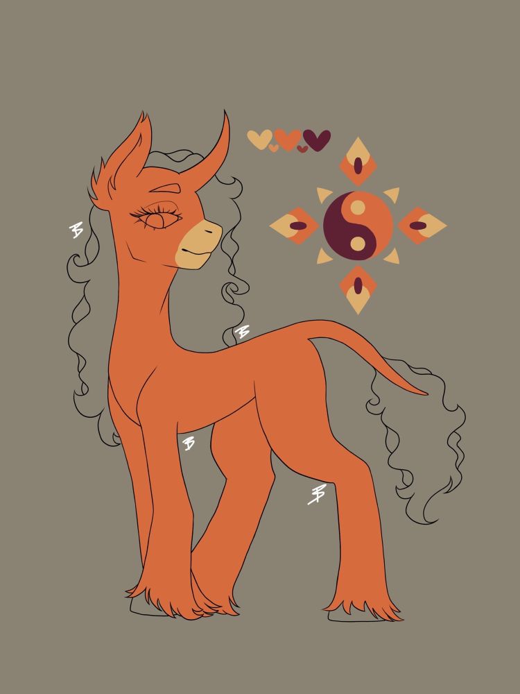 WIP digital art of Bunny’s rendition of Sunset Shimmer. 