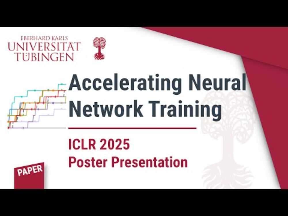 ICLR 2025: Accelerating Neural Network Training (AlgoPerf)
