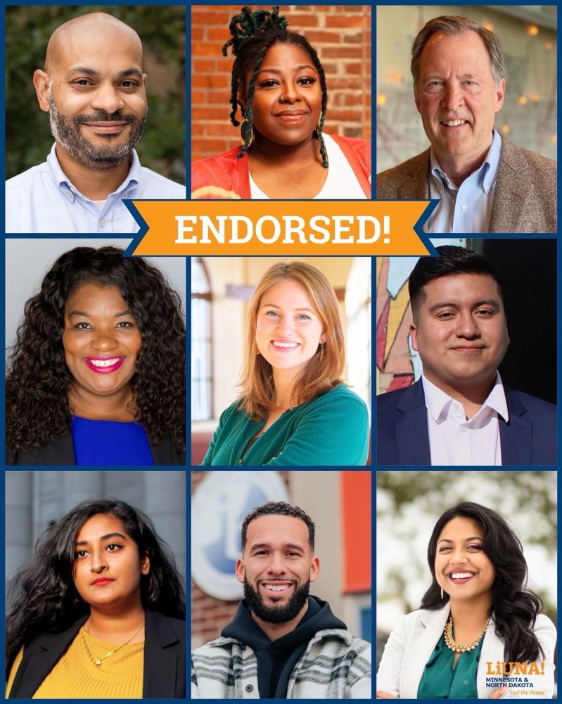 Katie Cashman and other LIUNA endorsed candidates 