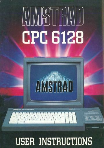 Amstrad CPC 6128 user instructions book