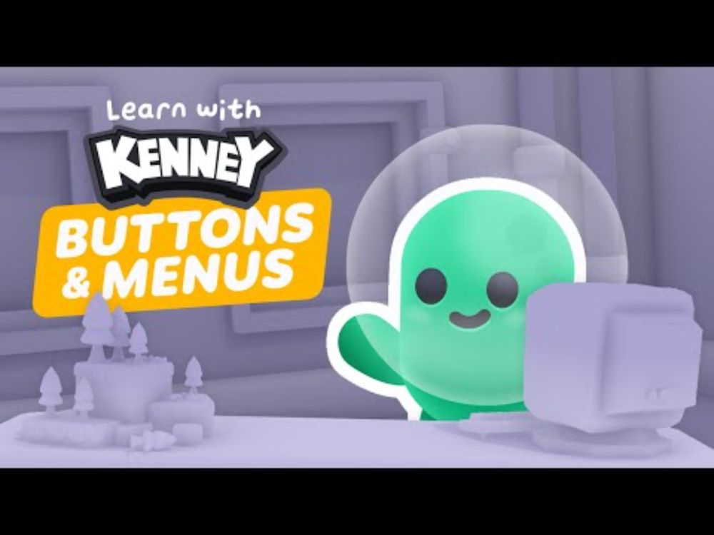 Learn with Kenney • Buttons & Menus