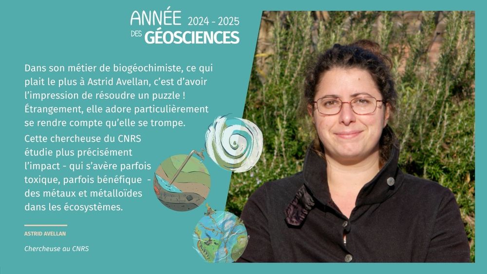 Dans son métier de biogéochimiste, ce qui plait le plus à Astrid Avellan, c’est d’avoir l’impression de résoudre un puzzle ! Étrangement, elle adore particulièrement se rendre compte qu’elle se trompe. Cette chercheuse du CNRS étudie plus précisément l’impact - qui s’avère parfois toxique, parfois bénéfique  -  des métaux et métalloïdes 
dans les écosystèmes.