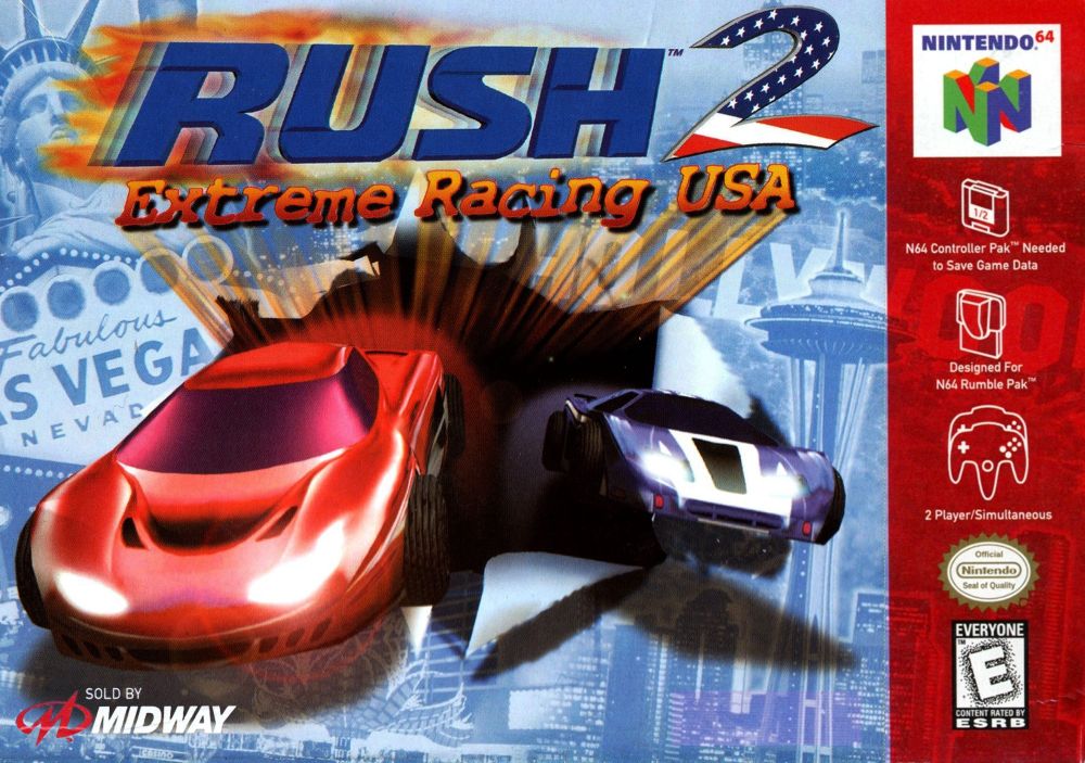 Rush 2: Extreme Racing USA North America Box