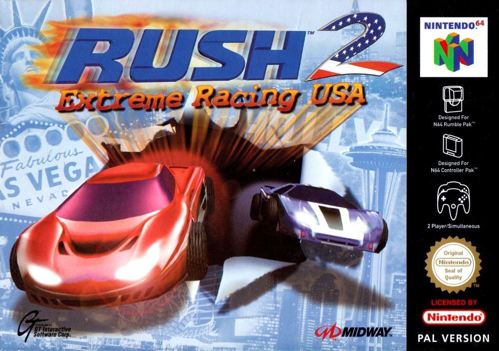 Rush 2: Extreme Racing USA Europe Box
