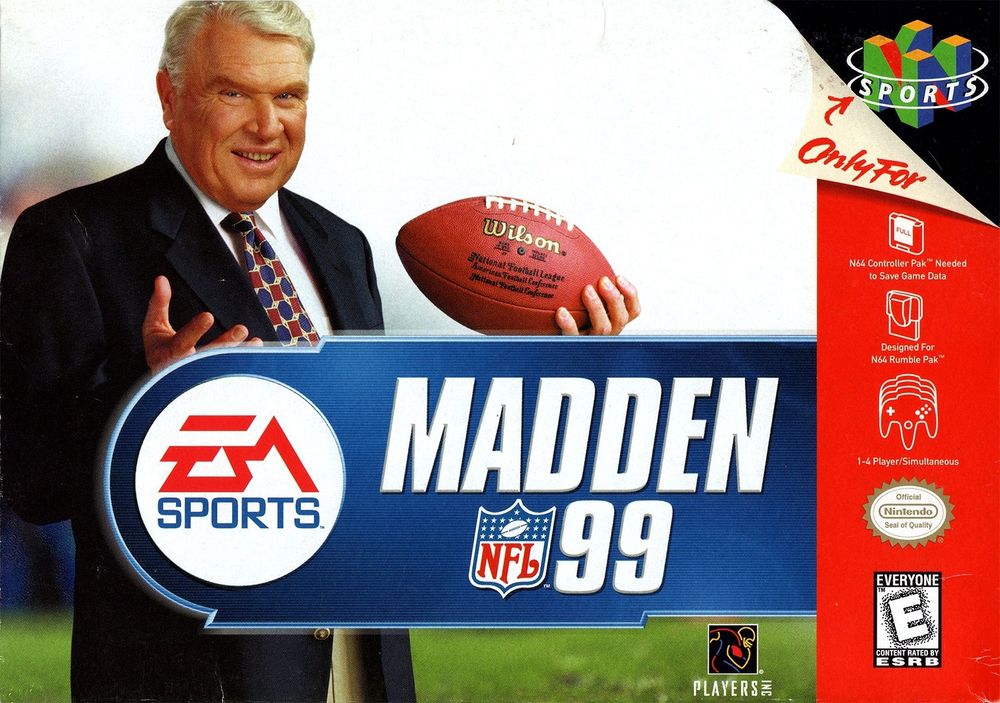 Madden NFL 99 North American Box