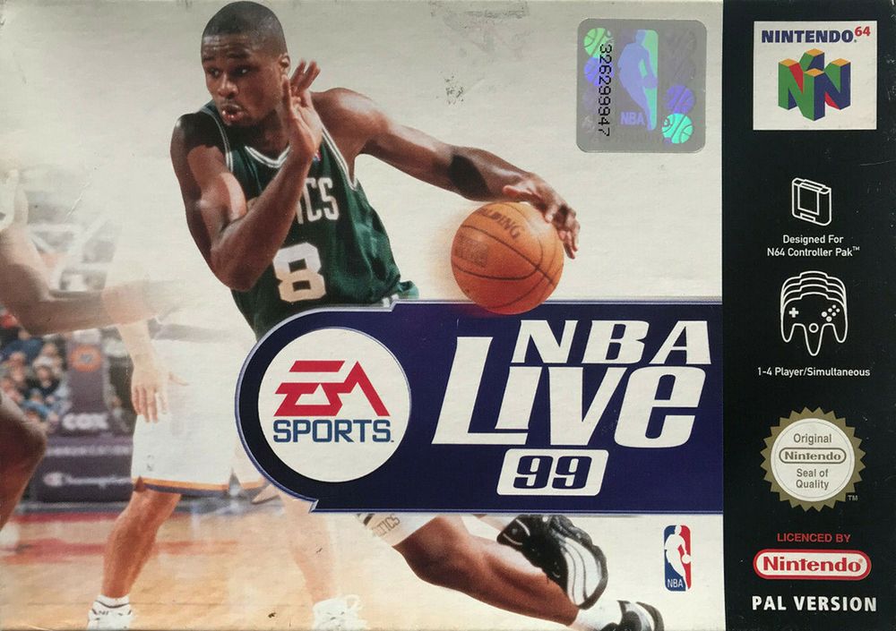 NBA Live 99 Europe Box