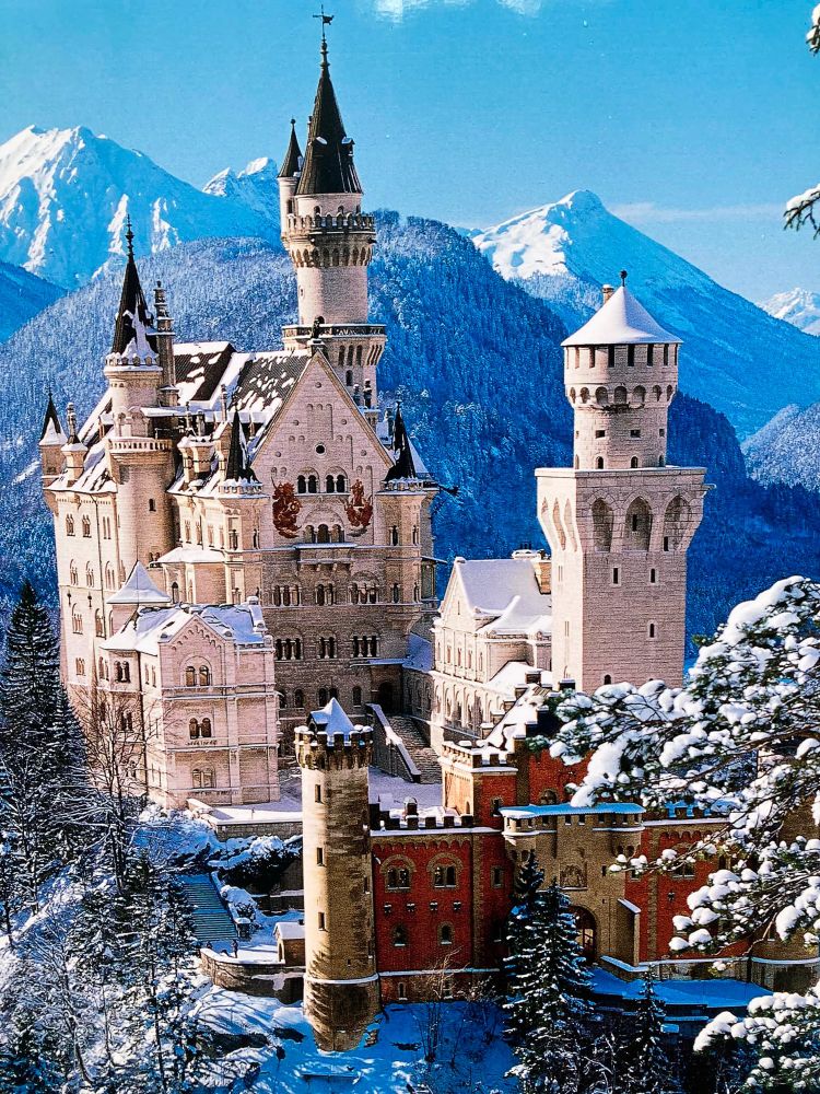 Neuschwanstein, probably the most famous actually existing castle in the world.