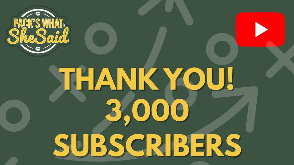 Thank You 3,000 Subscribers message