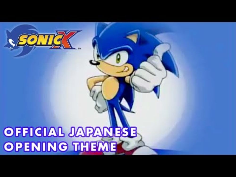 Sonic X | "Sonic Drive"| Official Japanese Opening Theme