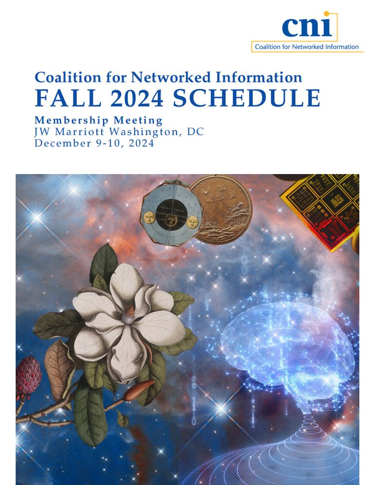 CNI Fall 2024 Meeting schedule featuring image collage