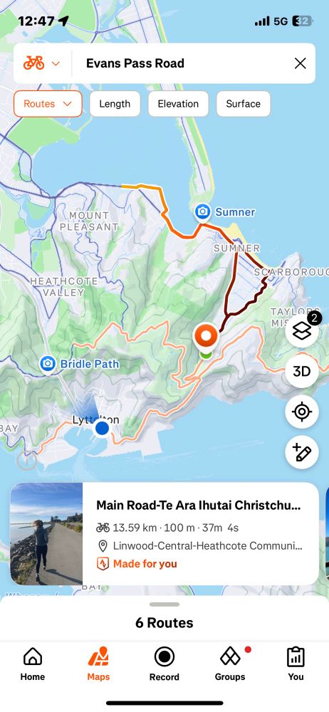Evans Bay pass rd map