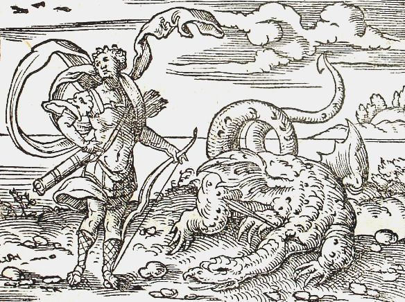 apollo slaying python