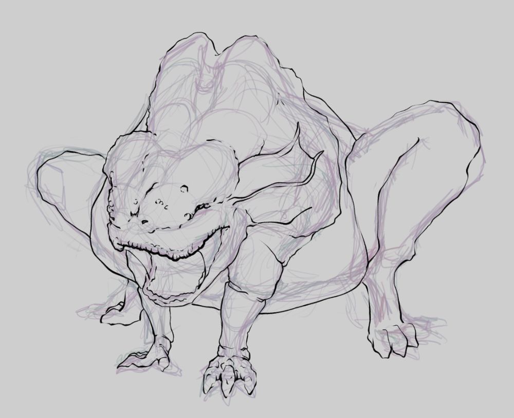 Frog monster semi inked

LoSWIPs